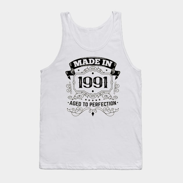 Birthday 1991 vintage sayings gifts Tank Top by HBfunshirts